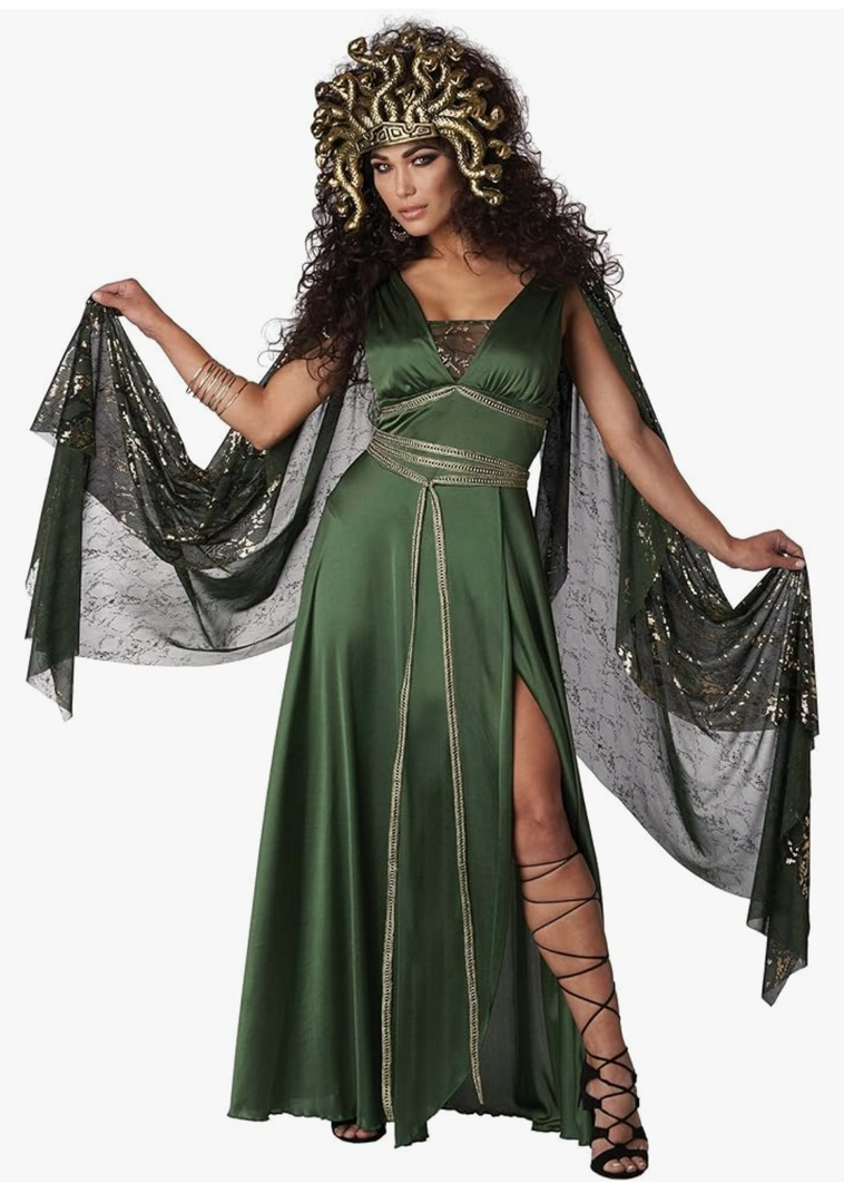 California Costumes, Medusa, Queen of the Gorgons, Adult ,Size XL