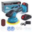21V Cordless Mini Polisher with Battery for Car Detailing