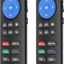 2 Pc Programmed Replacement Remote for Roku with Volume Key - All in One Remotes Control for Roku Express 4K+, Premiere/+, Ultra, 1 2 3 4, and Vizio TV Extra with 9 Learning Keys (Not for Stick)