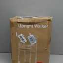 Narrow Walker Folding Upright Walker - with Removable Armrests, 450LBS Heavy Duty, Width & Height Adjustable Narrow Walkers for Seniors, Disabled, Bariatric