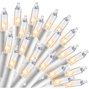 Joiedomi Christmas String Lights Indoor,300(3x100) Mini Warm Fairy Light,64.5FT Lighting Decor for Patio Dorm Classroom Bedroom Holiday Wedding Party Garland Birthday Festival,White Wire