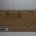 ONBRILL Aluminum Chaise Lounge Chair Outdoor, Foldable & Assembly Free Outdoor Lounge Chair with 5 Position Adjustable Backrest, Patio Pool Lounge Chairs for Outside Poolside Beach Lawn, 1PC, Grey