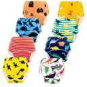 Potty Training Pants for Girls, Toddler Learning Designs Training Underwear Pants (8 Packs, Blue, 3-4T, M)