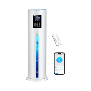 2.1Gal/8L Smart Humidifier Large Room, Top Fill Humidifiers for Bedroom with Diffuser, 7 Color Lights,16H Timer, Auto Mode, APP Remote Control, 4 Levels Cool Mist Air Humidifier for Plants Home Office