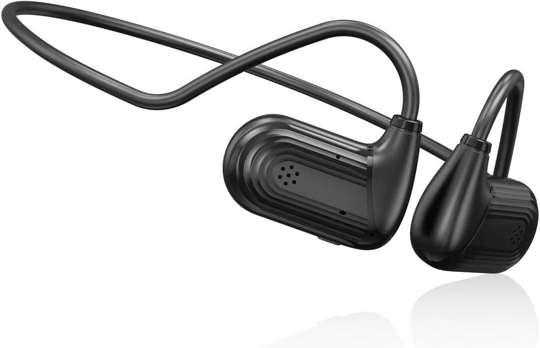 WamGra Open Ear Headphones, Bluetooth 5.3 Wireless Air Conduction Headphones Sport Earbuds, Powerful Sound, IPX5 Waterproof,10H Playtime, Clear Calls,18g Lightweight Earphones for Running & Cycling