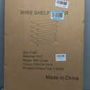 Wire Rack Covers 5 Pcs，Shelf Covers for Wire Shelving, Durable Shelves Cover, Easy Install for Pantry, Kitchen (28 * 16")