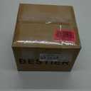 Bestier Modern Black Crystal Semi-Flushmount Chandelier Lighting LED Ceiling Light Fixture Lamp for Dining Room Bathroom Bedroom Livingroom Diameter 9" Height 10"