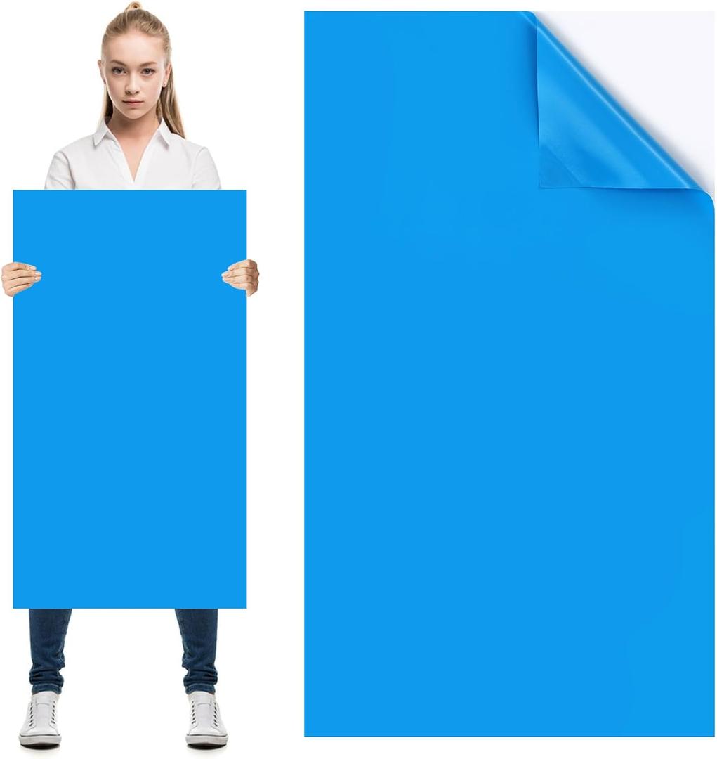 YEXEXINM Exlarge Pool Liner Repair Patch 4ft x 2.8ft Self Adhesive Vinyl Pool Liner Patch PVC Vinyl Patch Kit for Above Ground or In-Ground Inflatable Swimming Boat Air Mattress, Blue