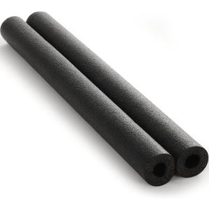 Hollowfly 2 Pack Jumbo Pool Noodles Floating Pool Noodles Foam Tube Large Hollow Floating Training Device Swimming Craft Projects Padding Bumper(50 x 4.5 Inch,Black)