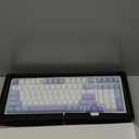 AULA F99 Wireless Mechanical Keyboard,Tri-Mode BT5.0/2.4GHz/USB-C Hot Swappable Custom Keyboard,Pre-lubed Linear Switches,Gasket Structure,RGB Backlit Gaming Keyboard for PC/Tablet/Xbox/PS4/PS5 (Blue&Purple&White)