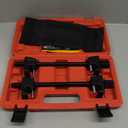 Macpherson Strut Spring Compressor Tool Kit | Universal Coil Spring Compressor Tool, 1/2" Square Drive Heavy Duty Strut Compressor for Car Truck Motorcycle,with Detent Pins,Set of 2,300mm (Red)