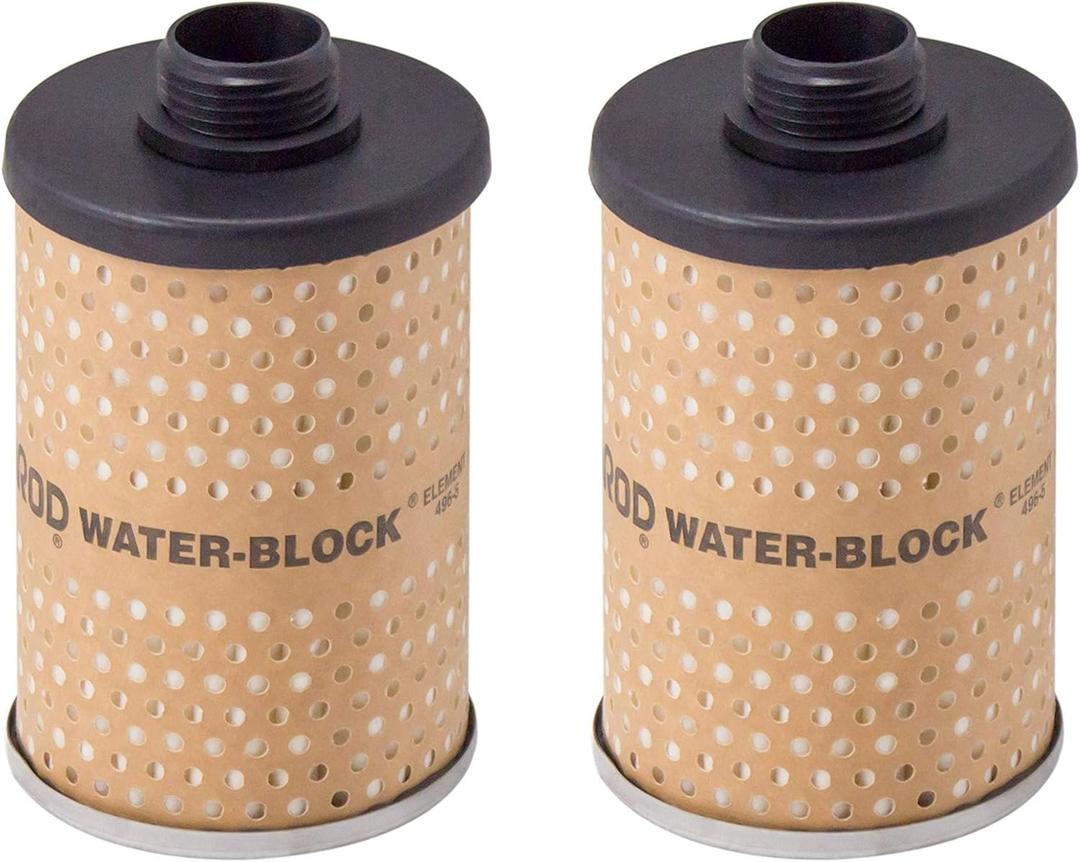 GOLDENROD (496-5) Fuel Tank Filter Replacement Water-Block Element - 2 Filter