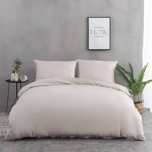 Mohap Duvet Cover Queen Solid Color Soft Double Queen