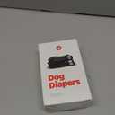 Pet Parents® Washable Dog Diapers (3pack) + Extendrs® of Durable Doggie Diapers, Premium Dog Diapers Female & Male (Small, Black)