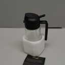 TrendPlain 16oz/470ml Glass Olive Oil Sprayer for Cooking  2 in 1 Olive Oil Dispenser Bottle for Kitchen Gadgets and Air Fryer Accessories, Salad, BBQ - Black