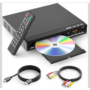 DVD Players for TV with HDMI,Plays All Regions and Formats,CD Player for Home,Support 1080P Video/CD/DVD/VCD/JPEG/USB, Remote, HDMI and RCA Cables Included