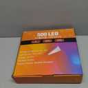 Weillsnow 164 FT 500 LED Christmas Lights Outdoor, Waterproof Christmas Fairy Lights with Timer, Plug in Blue White LED String Lights with 8 Modes for Bedroom Wedding Party Xmas Decoration