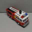 JOYIN LED Fire Truck Toy for Toddlers - LED Projections & Sirens, Bump and Go Fire Engine Trucks with Mode Switch & Volume Control, Kids Firetruck, Boy Toys, Christmas Birthday Gifts for Grandkids