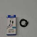 6 Foot Braided Nylon Micro Black Chrome USB Charge/Sync Cable