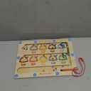 Magnetic Color & Number Maze, Montessori Wooden Color Matching Learning Counting Puzzle Board, Toddler Fine Motor Skills Toys for Boys Girls 3 4 5 Years Old