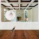 Reinforced 155 Inch Extra Wide Retractable Baby Gate with Reinforced Rods, 13 Feet Wide Retractable Dog Gate  Prevents Crawling Under, Extra Long Baby Gate Retractable Fence Outdoor Garage Gate/White