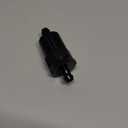 5/16 Inch Billet Inline Fuel Filter 30 Micron Aluminum Alloy High Performance Fuel Filter Upgrade Black