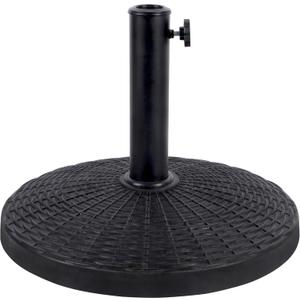 Blissun 26.5 lbs Heavy Duty Patio Market Umbrella Base Stand, Size: 17.5"