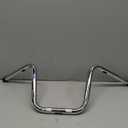 10 Inches Rise 1'' HandleBar Fits for Harley Sportster 883 1200 48 Dyna Fatboy Street Bob Softail Low Rider Chrome