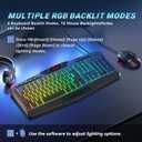 Redragon S101-3 PRO Gaming Keyboard and Mouse, RGB Backlit Programmable Keyboard Mouse with Software, Independent Macro Record Keys, Value Combo Set, New Update Version