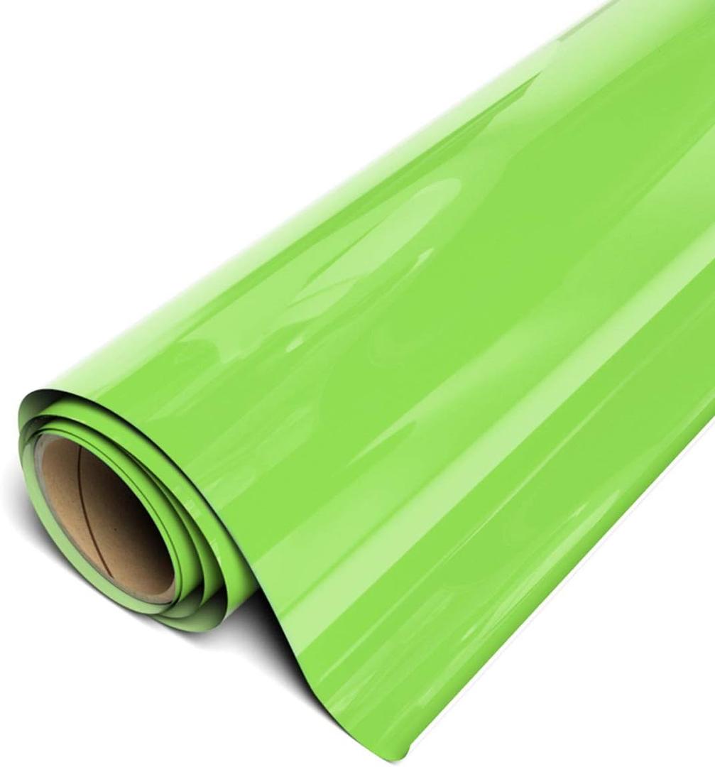 Siser EasyWeed Heat Transfer Vinyl 11.8" x 3ft Roll (Lime) - Compatible with Siser, Cricut, Silhouette and Other Craft/Professional Cutters - CPSIA Certified