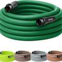 Flexzilla Colors Garden Hose 5/8 in. x 50 ft., Lightweight All-Weather Water Hose, Durable and Flexible, Leak-Free Connections, Forest Green