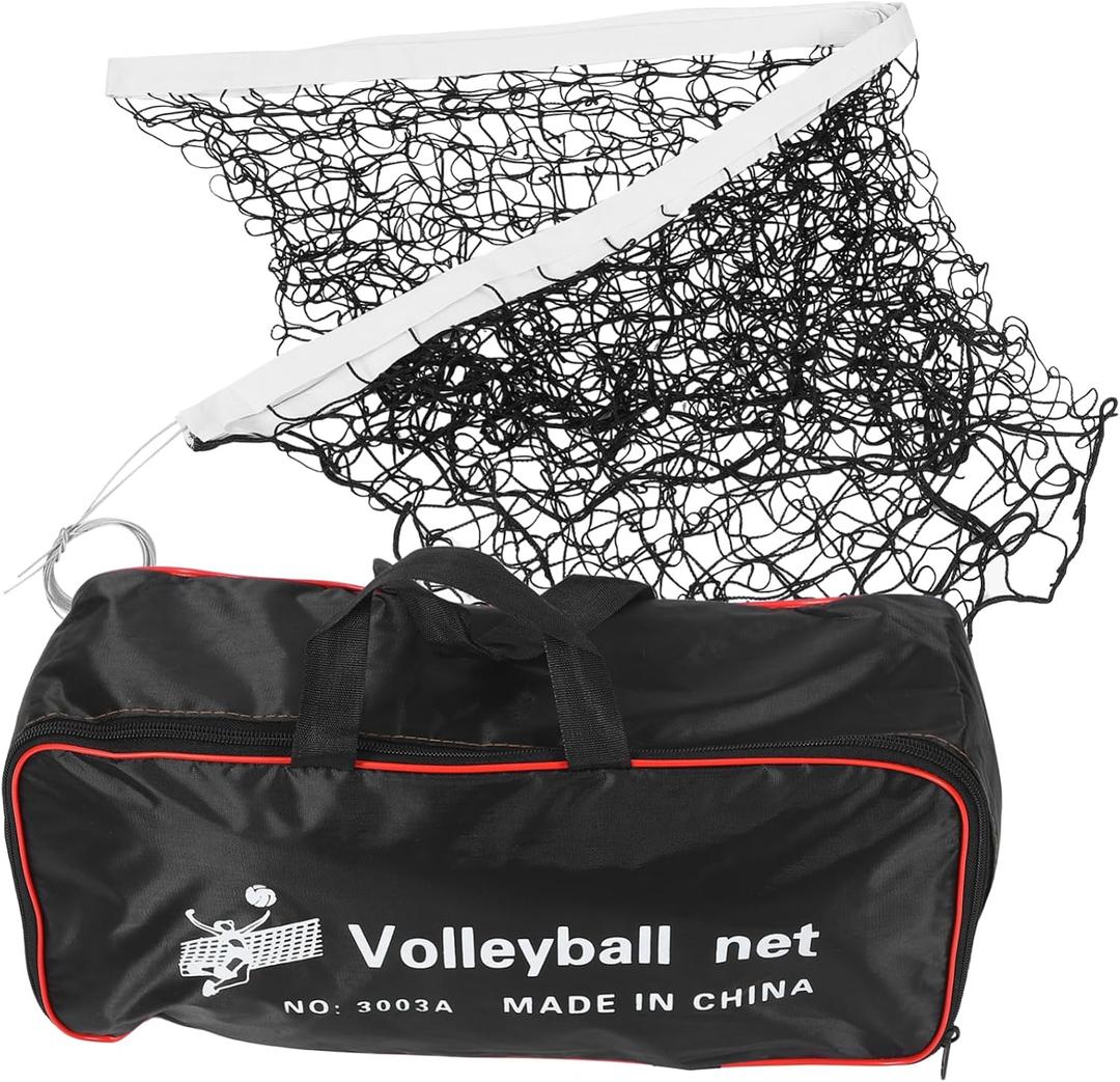 Beach Volleyball Net Portable Folding Volleyball Net Carry Bag for Outdoor Sports and Recreational Activities Lightweight and Easy to Install