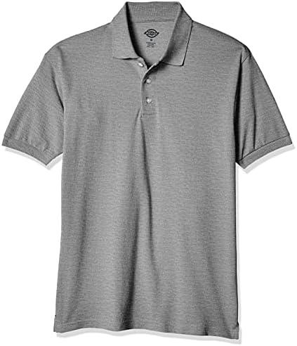 Dickies Men's Big Short-Sleeve Pique Polo Shirt, Size L