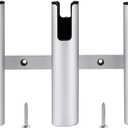 Aluminum Fishing Boat Rod Holder,3/4 Link Tube Aluminum Rod Rack, Suit Boats & Yacht ,Silver