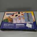 120PCS Mylar Bag Bundle, 4 Multi-Size Pouches(11Mil), 100x500cc Oxygen Absorbers, 120 Labels, Heat Sealable, Food Safe, BPA-Free  for Strong, Secure Long Term Food Storage, Silver