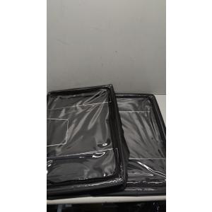 Frame Storage Box - Clothes Storage Bin Bags Oxford Fabric Foldable Stackable Container Organizer Set with Clear Window & Carry Handles (Black, X-Small-36L)Amazon's Choice 2 Pack