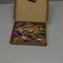 12 PCS Charming Dried Flowers Bouquet for Vase Various Dried Wildflowers with Stems Mini Handmade Wildflowers Natural Real Flowers Bulk Flowers Craft (Various Series, 12 PCS)