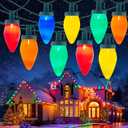 Brighttown 50 Christmas string lights, Blue, Green, Red