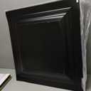 Art3d 12-Pack Square Black Drop Ceiling Tile 2ft x 2ft, PVC Ceiling Panel 24 x 24in.