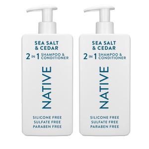 Native Sea Salt & Cedar 2N1 Shampoo & Conditioner Set 16.5 fl oz