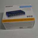 NETGEAR 8-Port Gigabit Ethernet Unmanaged Switch (GS108) - Desktop or Wall Mount, and Limited Lifetime Protection