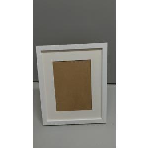  9x12 Picture Frame, Display Pictures 6x8 with Mat or 9x12 Without, Wall Hanging Photo Frames, White, 1 Pack