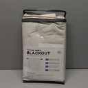 100% Blackout Shield Linen Blackout Curtains for Bedroom 84 Inches Long, Back Tab/Rod Pocket Living Room Drapes, Thermal Insulated Blackout Curtains 2 Panels Set, 50" W x 84" L, Cream