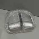 Zezzxu 100 Pack Cake Slice Containers, Clear Plastic Pie Slice Containers Disposable Triangle Containers with Lids for Desserts, Cheesecake Carriers, To-Go Slice Cake Boxes
