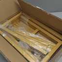 8.2FT Adjustable Backdrop Stand Kit - Square Wedding Arch & Balloon Arch for Photo Booth Background, Baby Shower, Birthday Party Decorations (Portable Frame) (Gold,8.2X 8FT)