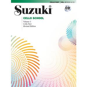 Suzuki Cello School Cello Part & CD, Volume 2 (Revised Edition) (Suzuki Cello School, Vol 2)