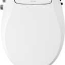 Brondell Bidet Toilet Seat Non-Electric Swash Seat, Fits Round Toilets, White Dual Nozzle System, Ambient Water Temperature Bidet with Easy Installation, S101