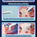 forever young Ergonomic Diamond Painting Pen with 4 Tips, Wrist-Friendly Diamond Art Accessories Pen with Unobstructed View, Ideal Tools for Beginners