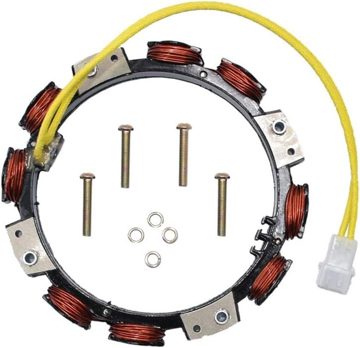 Partman 592830 696458 Fit for Alternator Charging Coil Stator fits for John Deere GT235 L120 LT166 Craftsman V-Twin