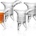 QUAFFER Soju Shot Glasses (Set of 3) – Retro Emperor Style Shot Glass - Soju Whiskey Baijiu - Perfect for Parties, Bars, Events, Home Bar